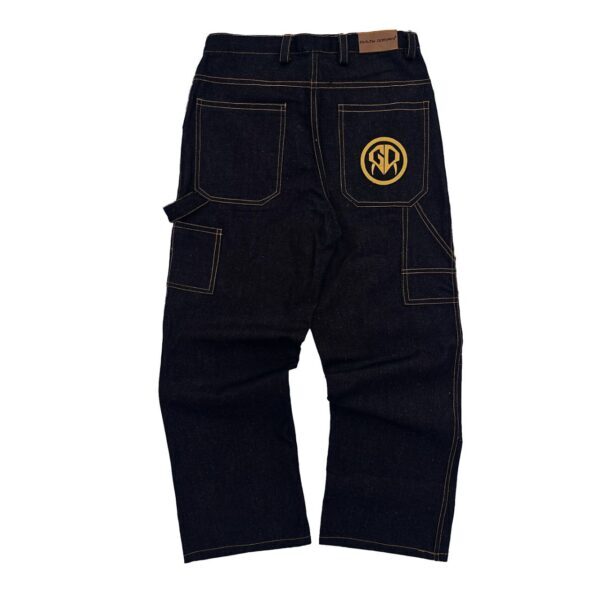 Midnight Blue Denim Carpenter Trousers - Image 2