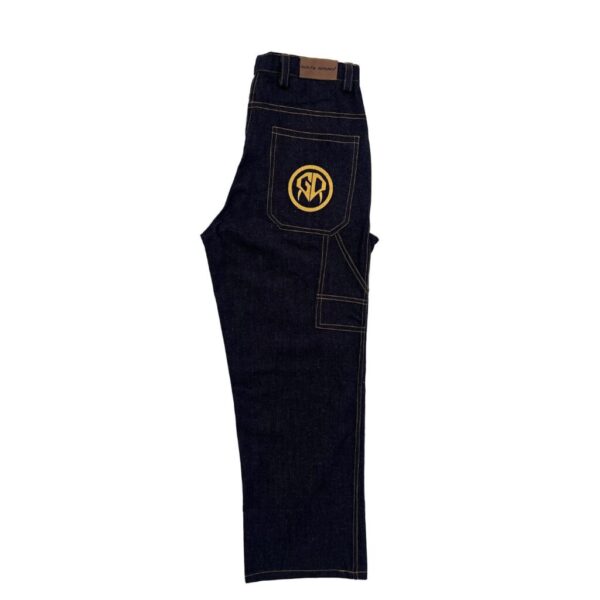 Midnight Blue Denim Carpenter Trousers - Image 4