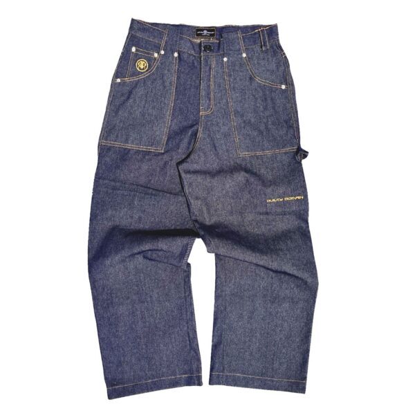 Cloud Blue Denim Carpenter Trousers