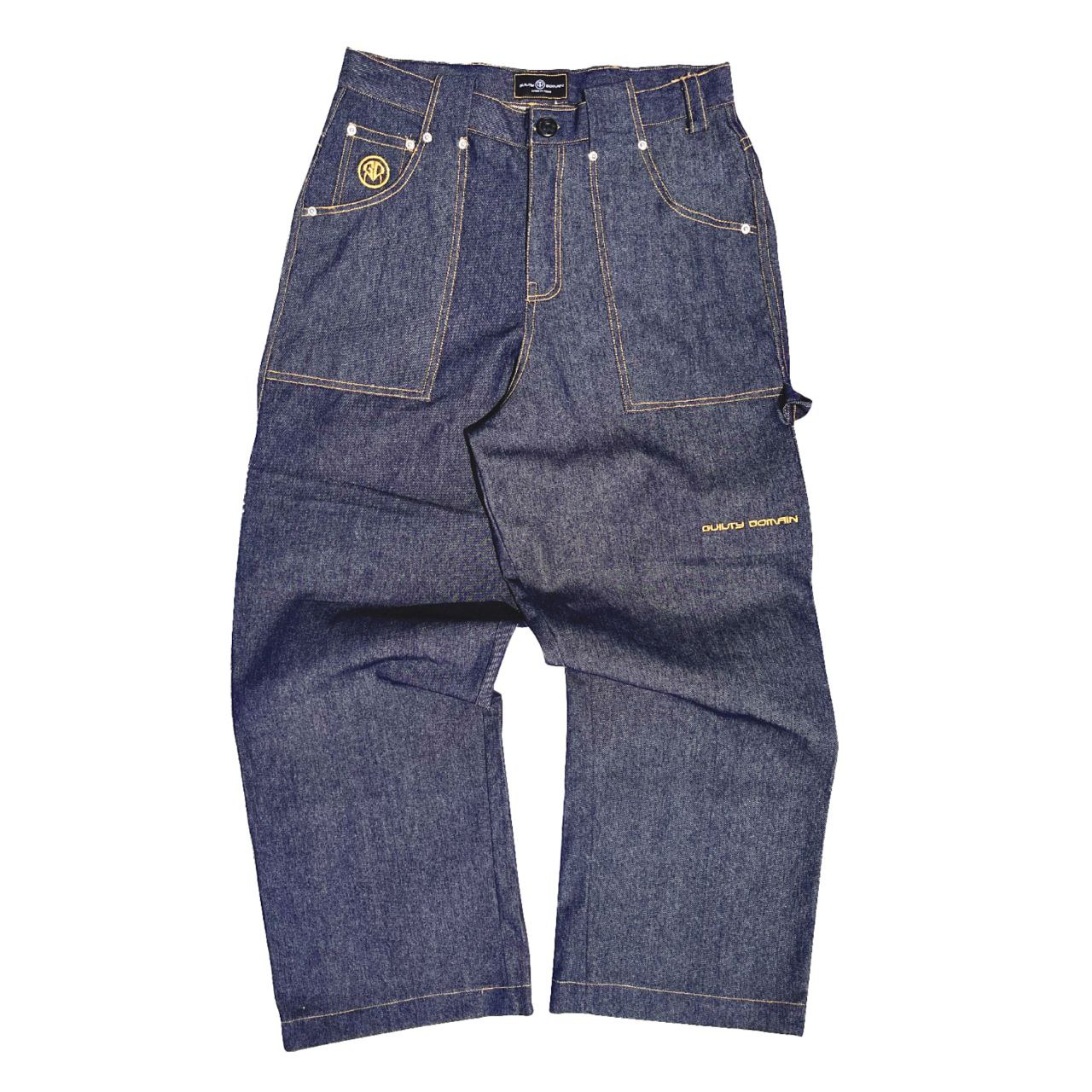 Cloud Blue Denim Carpenter Trousers